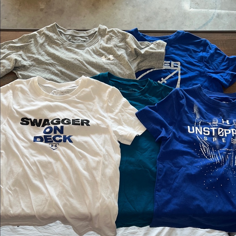 Under Armour Blue Short Sleeve Tee Casual Style